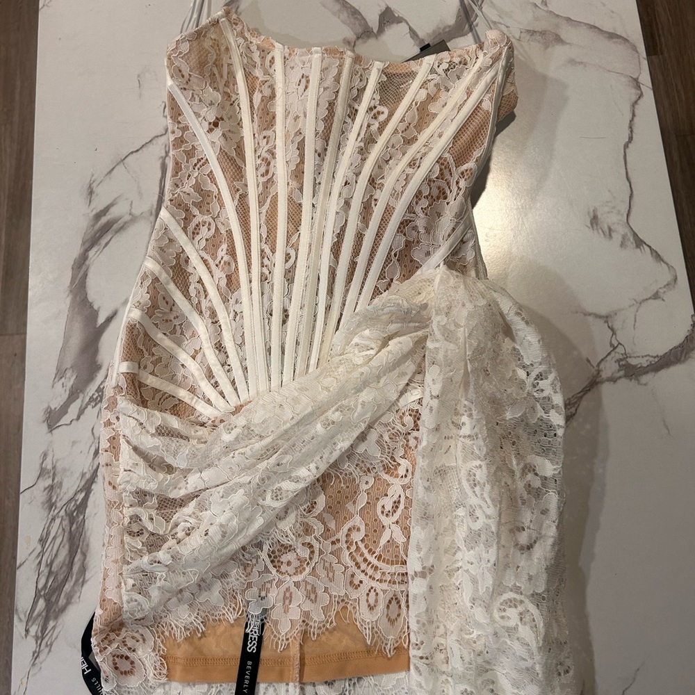 Lace corset mini dress *with tags*